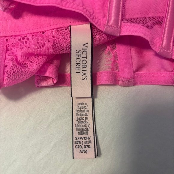 Victoria’s Secret Dream Angels Pink Lace Corset Top small - Picture 4 of 4